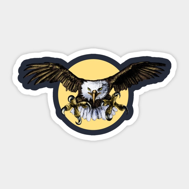 Eagle Sticker by annashell